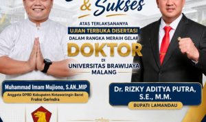 Anggota DPRD Kabupaten Kotawaringin Barat (Kobar) Fraksi Partai Gerindra, Muhammad Imam Mujiono, S.AN., M.IP